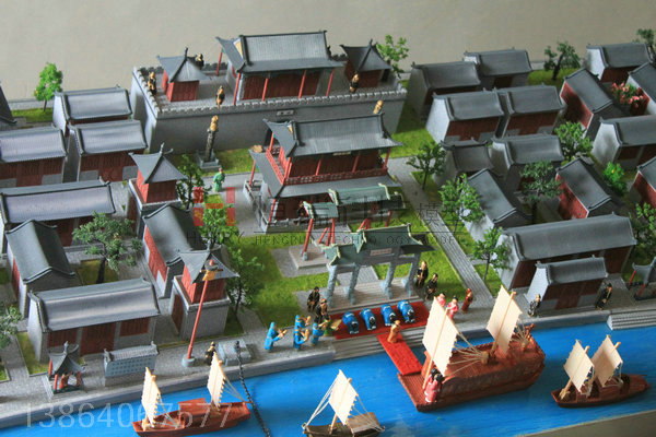 運河鈔關古建模型
