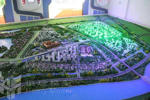 區(qū)域規(guī)劃沙盤(pán)